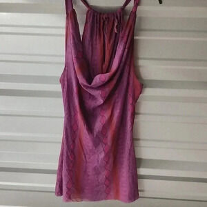 Sweet pea  women's sleeveless swoop neck Cami